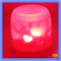 Red LED electronic flameless light projection Candle 